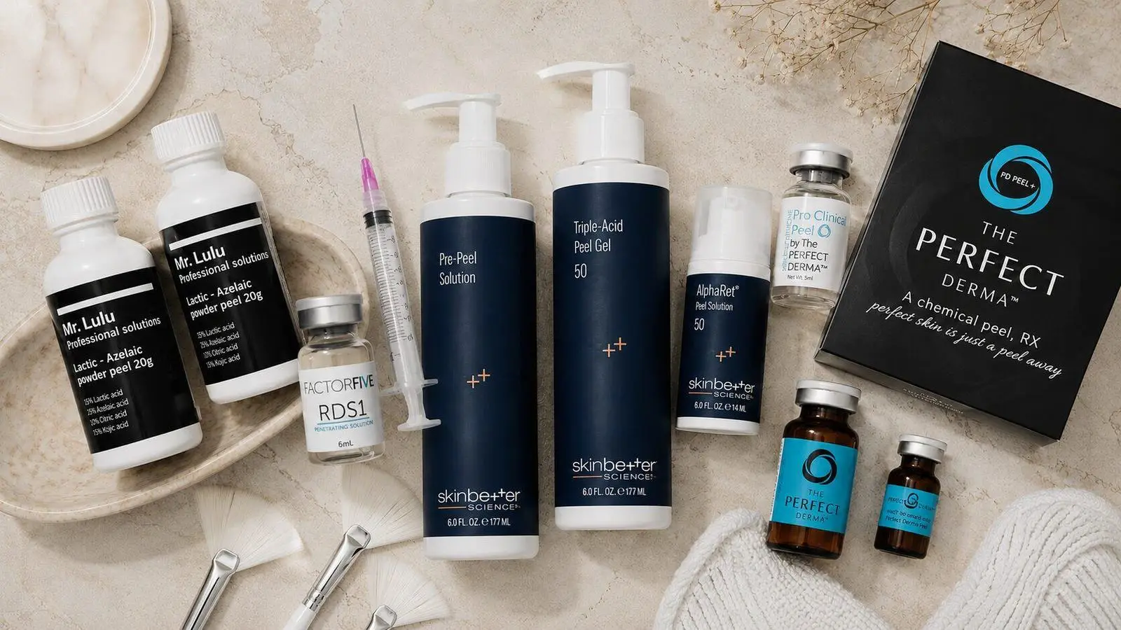 A chemical peel resets everything.